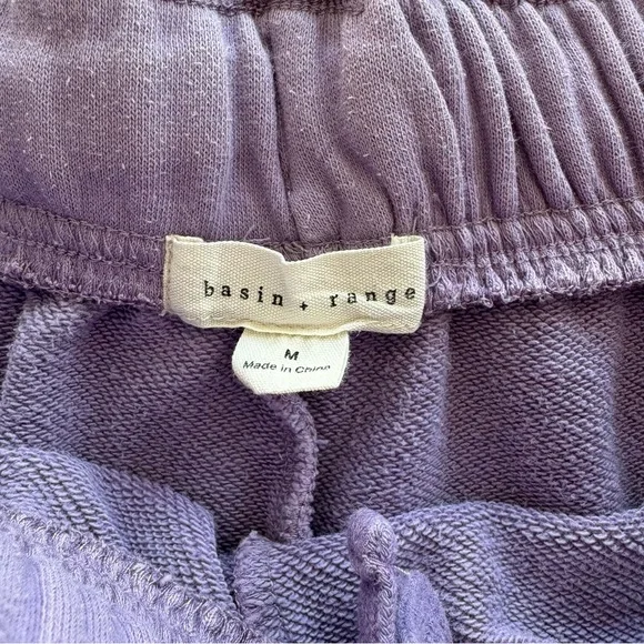 GUC Basin + Range Women’s French Terry Sweat Shorts in lavender (100% cotton) - Picture 3 of 12